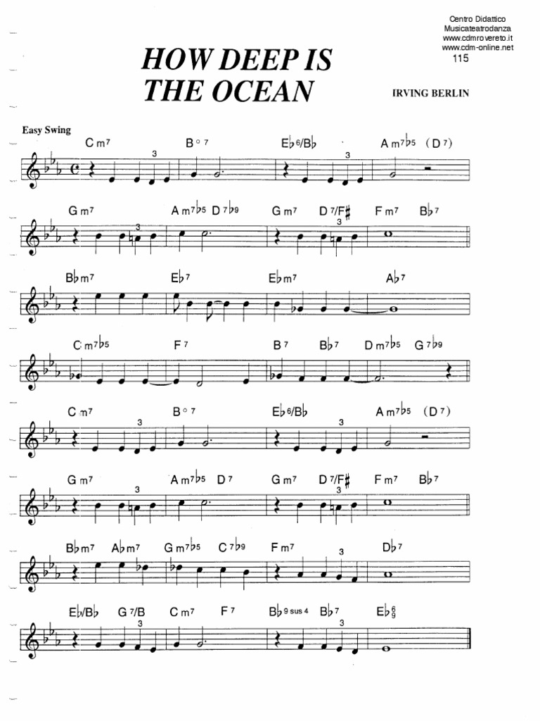 How Deep Is The Ocean Lyrics: How Deep Is The Ocean Song – GHOK