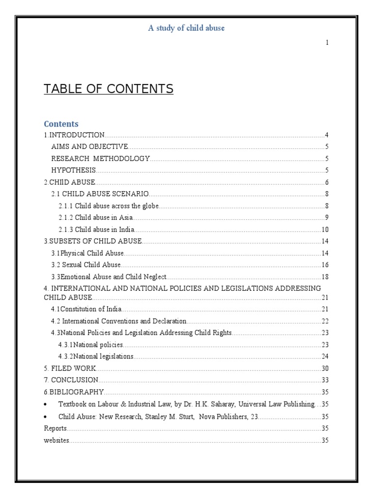 Understanding Child Abuse Dynamics | PDF | Children's Rights | Child Abuse