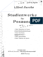 (Estudio) (Trombon) Alfred Jacobs - Studienwerke Fur Posaune (Trio Studien) - Estudios Bone Etudes