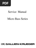 Service Manual Micro Bass Series