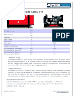 F44 Genset Technical Datasheet: Jellyfish Power S.A.S. Electric Power Generation Experts