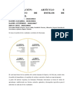 Argumentación - Estilos de Prendizaje-Test