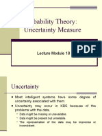 Probability Theory: Uncertainty Measure: Lecture Module 18
