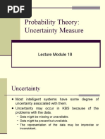 Probability Theory: Uncertainty Measure: Lecture Module 18