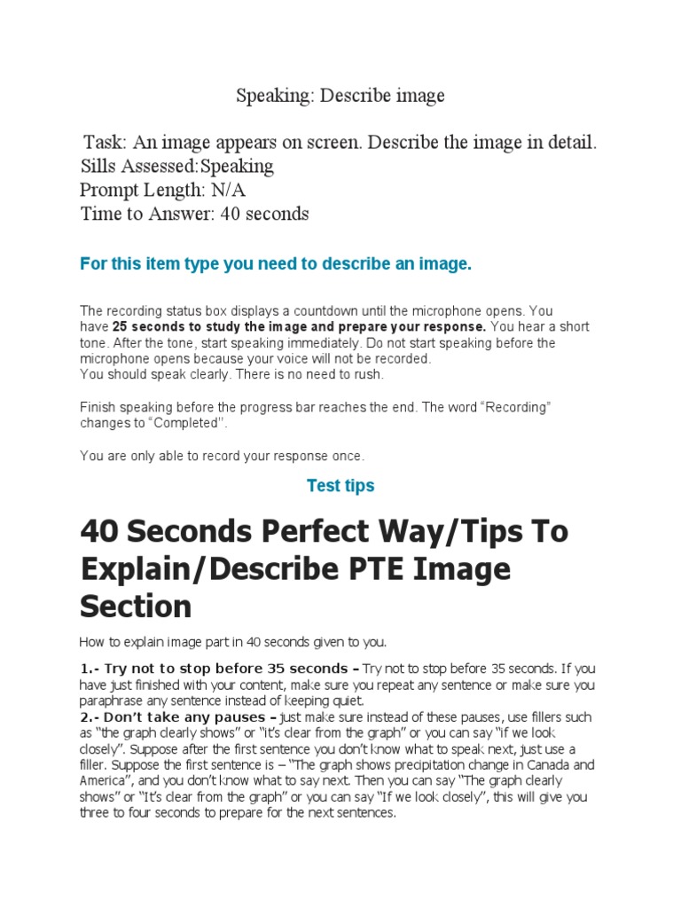 A StepbyStep Guide to Describing Images Effectively in 40 Seconds for