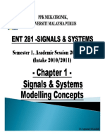 Chapter 1 - Signals & Systems Modelling Concepts