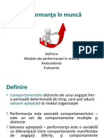 Curs 6 Performanta in Munca PDF