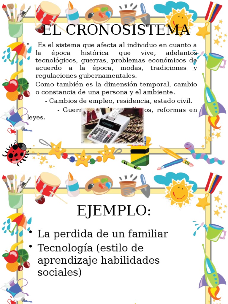 Definición y Ejemplos del Cronosistema | PDF