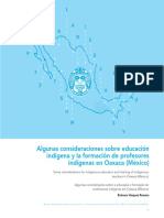 Dialnet AlgunasConsideracionesSobreEducacionIndigenaYLaFor 5704945 PDF