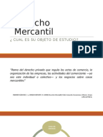 Objeto Del Derecho Mercantil