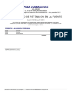 Certificado de Retención Alvaro Cordoba PDF