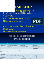 Magistral7-Variables A. Continuas y Discretas