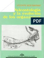 La Paleontología y La Evolución de Los Organismos PDF