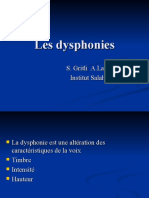 Diagnostic D'une Dysphonie