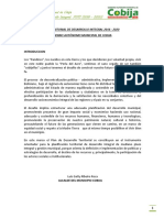 PLAN TERRITORIAL DE DESARROLLO INTEGRAL 2016 - 2020 GAMC COBIJA