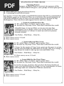 Stations of The Cross