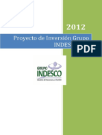 Proyecto de Inversion INDESCO S.A.