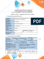 Guía de actividades y rúbrica de evaluación - Fase 3 - Segunda Parte Ciclo Contable