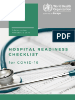 Hospital Readiness Checklist