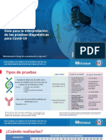 Guía COVID-19 pruebas diagnósticas