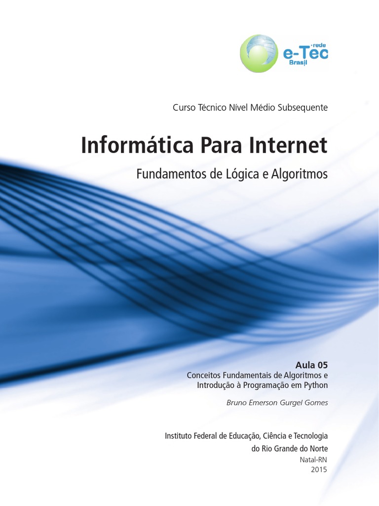 Algoritmos e Programação em Python | PDF | Algoritmos | Python ...