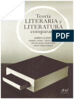 LLOVET J Et Al - Teoria Literaria y Literatura Comparada PDF