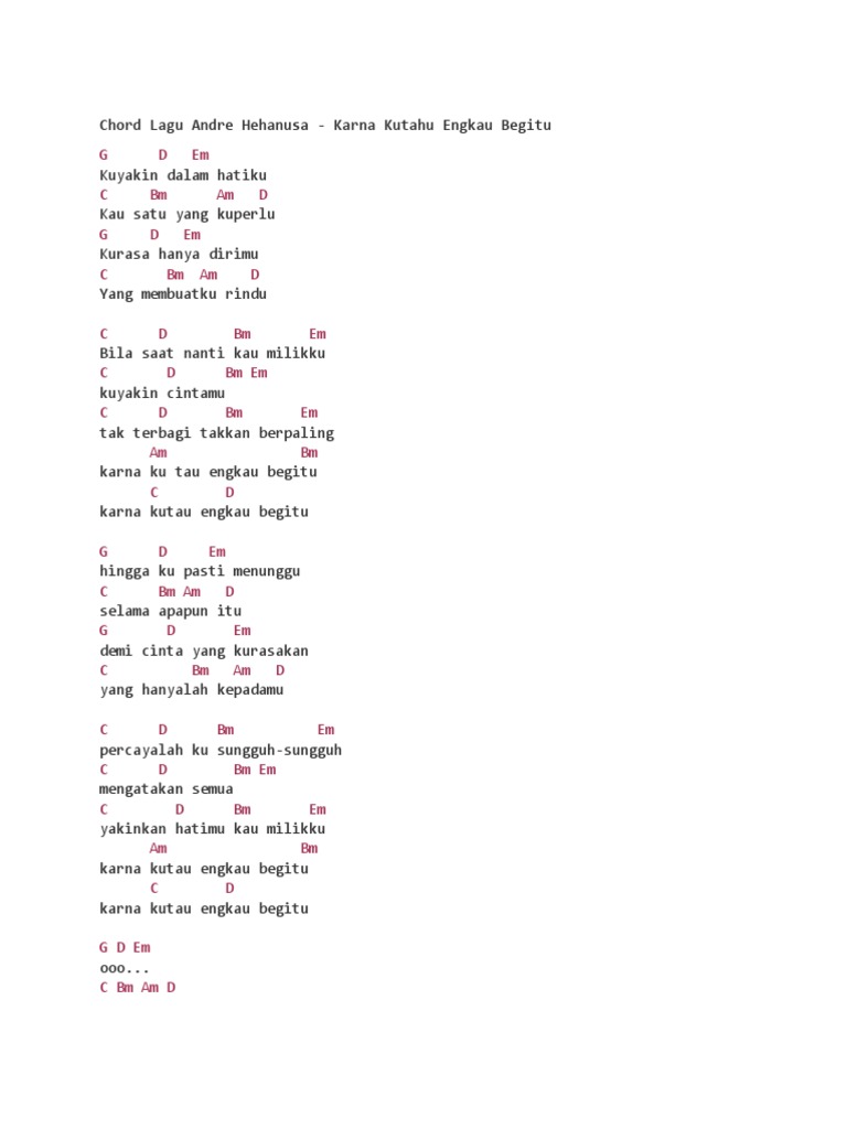 Chord lagu 90 an pdf