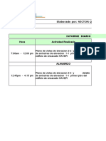 MODELO DE INFORME DIARIO VICTOR QUISPE - ROCATECH Martes 31 - 03 - 2020