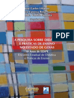 A Pesquisa Sobre Didatica e Praticas de Ensino No Estado de Goias