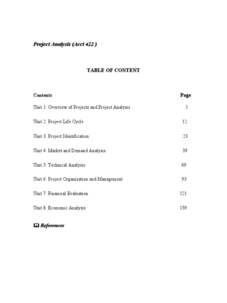 Project Analysis (Acct 422) | PDF | Feasibility Study | Government ...