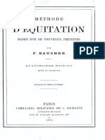 1874 - Méthode d'Equitation (F. Baucher)