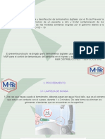 Protocolo Limpieza y Desinfección Termometro