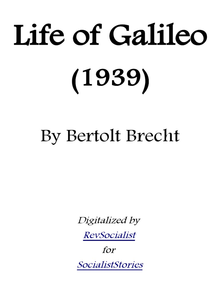 Life Of Galileo Bertolt Brecht Galileo Galilei Stars