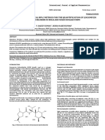 V (Q) - A Validated Analytical HPLC Method PDF