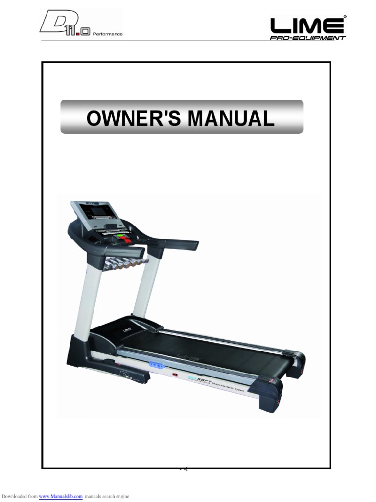 Owner'S Manual: Downloaded From Manuals Search Engine | PDF | Treadmill ...