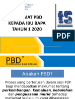 TAKLIMAT PBD UTK IBU BAPA