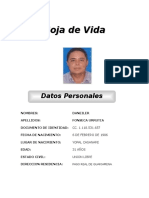 Hoja de vida DANEILER FONSECA URRUTIA soldador experiencia laboral