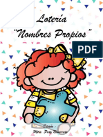 Loteria Nombres Propios PDF