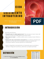 RCIU: Restricción del crecimiento intrauterino