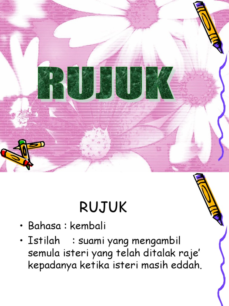Rujuk dalam Pernikahan Islam | PDF