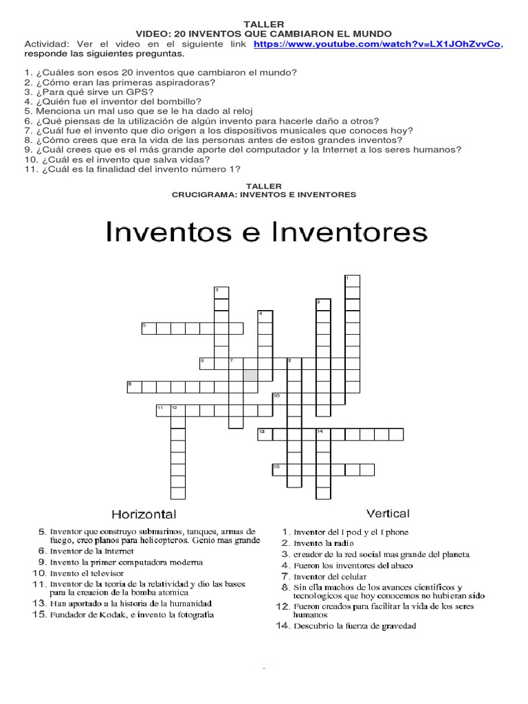Taller de Inventos para Niños | PDF