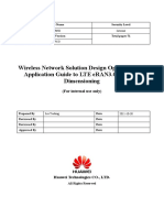 Wireless Network Solution Design Operation and Application Guide to LTE eRAN6.0 Network Dimensioning.docx