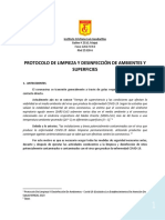 Protocolo de Limpieza y Desinfección de Ambientes y Superficies 002 PDF