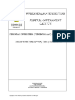 Stamp Duty (Exemption) (No. 6) Order 2018 (P.U. (A) 377)