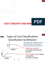 Cost Concepts and Principles