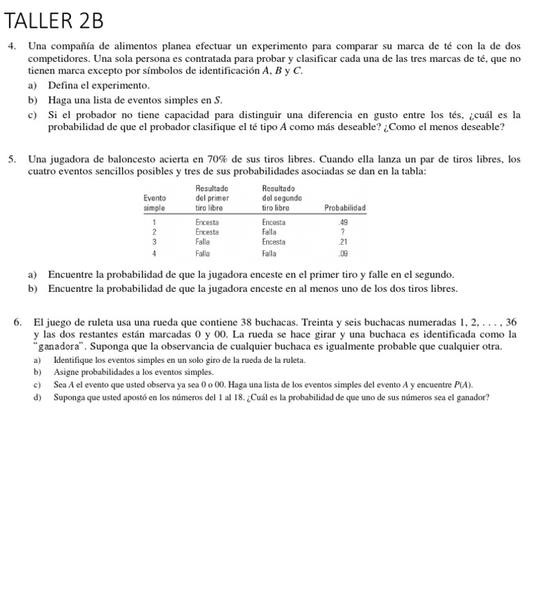 Taller 2B | PDF