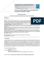 Contribution of Work and Family Demands PDF