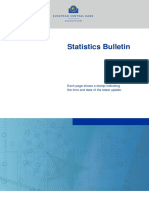Statistics Bulletin: Each Page Shows A Stamp Indicating The Time and Date of The Latest Update