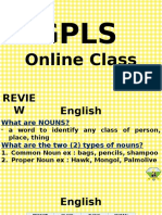 Online Class (Monday) - G3 G4