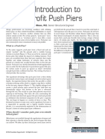 An Introduction To Retrofit Push Piers: Kyle Olson, P.E. Senior Structural Engineer
